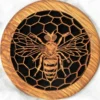 Bee on a Comb - Greetings Card