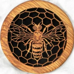 Bee on a Comb - Greetings Card