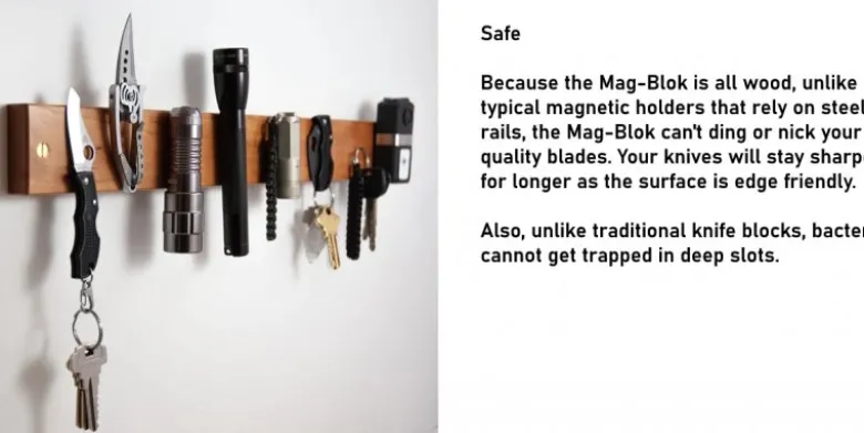 Benchcrafted Mag-Blok Walnut
