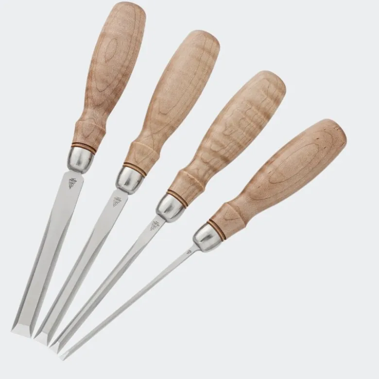Blue Spruce Optima Dovetail Chisels - Set of 4
