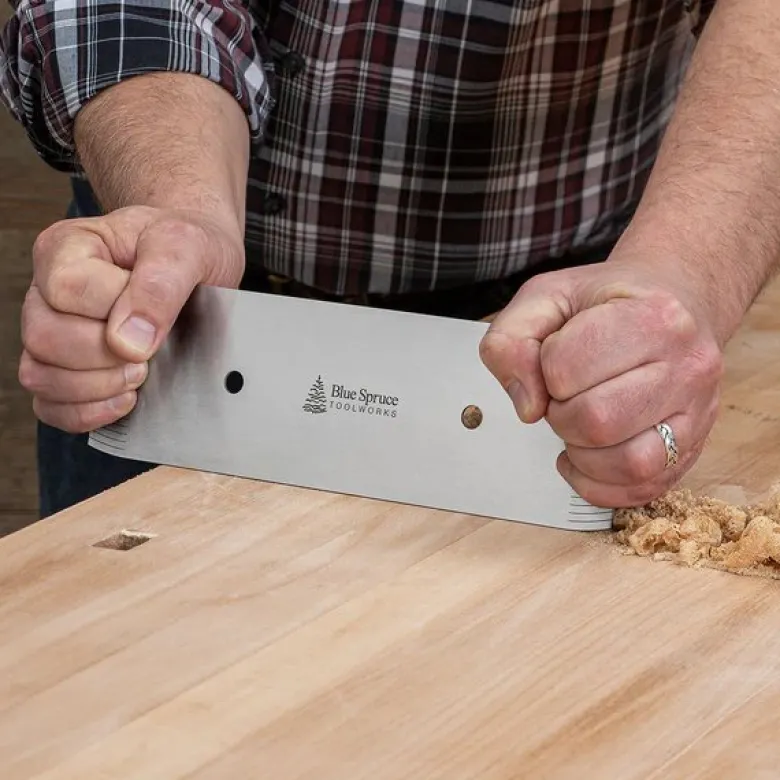 Blue Spruce 10'' XL Straight Card Scraper
