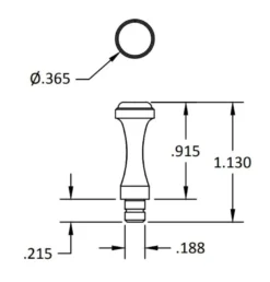 Brusso Brass Hook MC-437