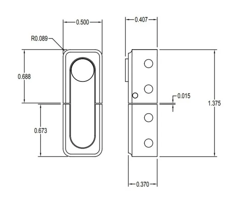 Brusso Brass Latch JB-818