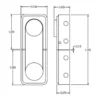 Brusso Brass Latch JB-828