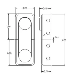 Brusso Brass Latch JB-828