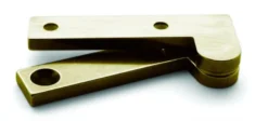 Brusso Brass Offset Pivot Hinge L-37