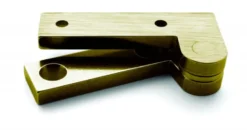 Brusso Brass Offset Pivot Hinge L-87