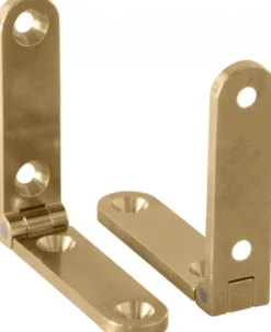 Brusso Brass Side Rail Hinge SR-680