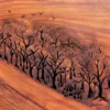 Five Crows - Greetings Card