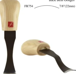 Flexcut Back Bent Palm Gouge - 7/8'' (22mm) FR754