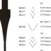 Flexcut 30-degree Interchangeable V-Tool (30°) - 5/32'' (4mm) SK413