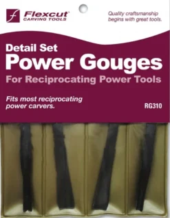 Flexcut Detailing Power Gouge Set RG310