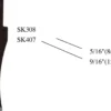Flexcut Double Bevel Skew Interchangeable Chisels