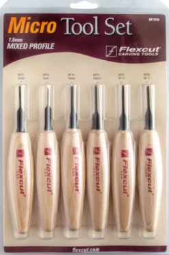 Flexcut 1.5mm Mixed Profile Micro Tool Set MT910