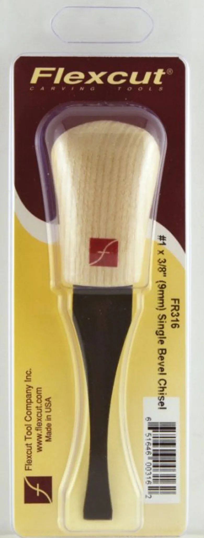 Flexcut #1 Palm Chisels - Single Bevel