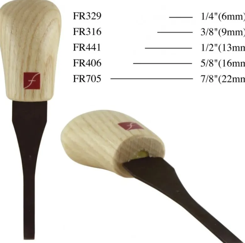 Flexcut #1 Palm Chisels - Single Bevel