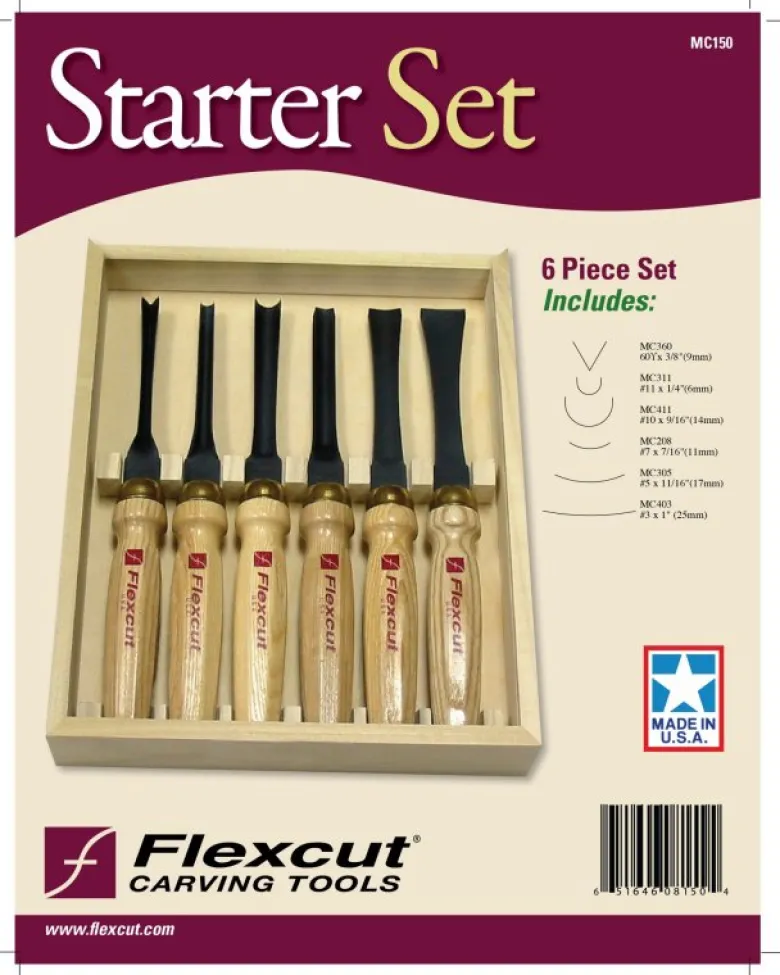 Flexcut 6 pc. Mallet Tool Starter Set MC150