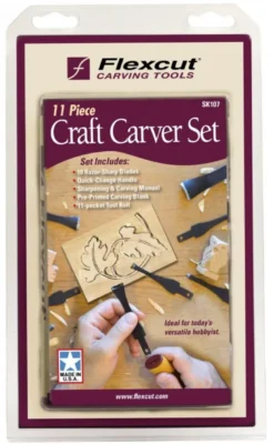 Flexcut 11 Piece Craft Carver Set SK107
