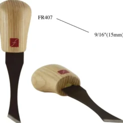 Flexcut #2 Skew Palm Chisels - Double Bevel