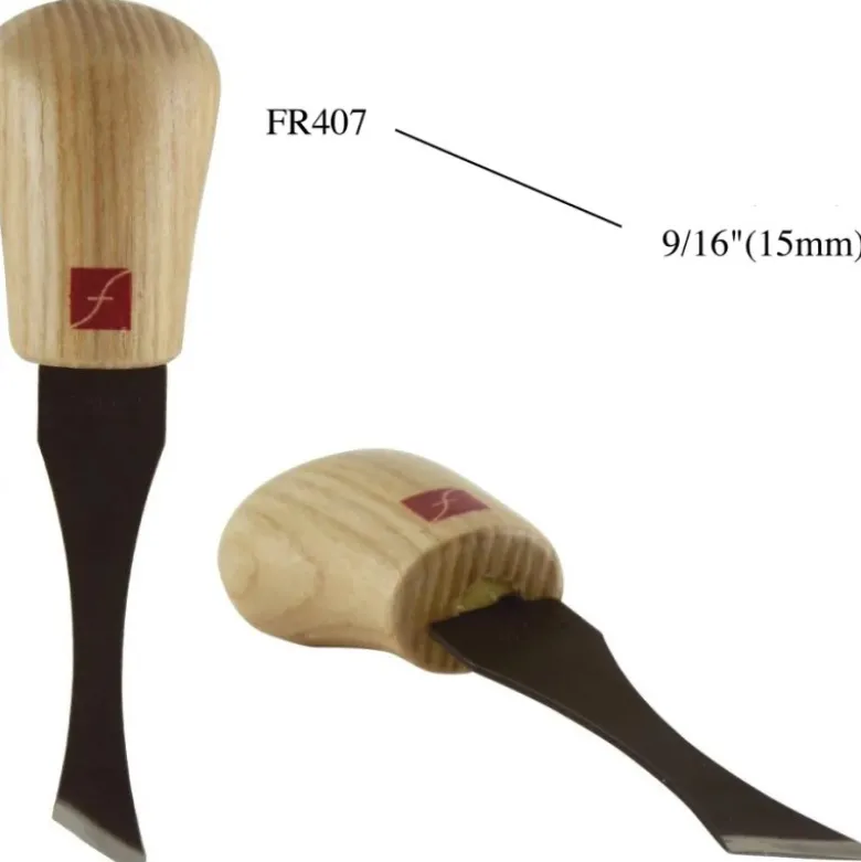 Flexcut #2 Skew Palm Chisels - Double Bevel