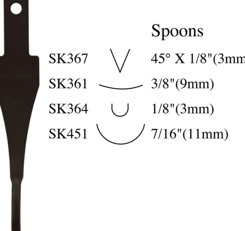 Flexcut Spoon Interchangeable Gouges