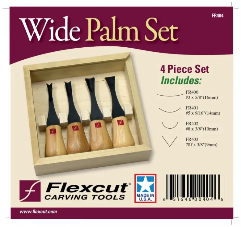Flexcut Wide-Format Palm Set FR404