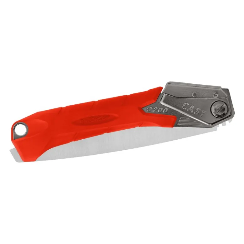 Gyokucho CAST Folding Gardening Saw - Large Teeth - Straight 200mm (interchangeable) blade