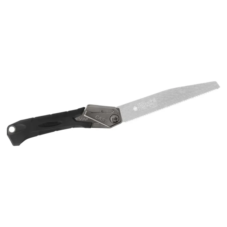 Gyokucho CAST Woodworking Folding Saw - Medium Teeth - 200mm (interchangeable) blade