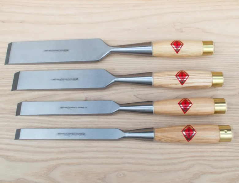Henry Taylor Heavy Duty Socket Firmer Chisels Set of 4