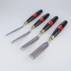 Henry Taylor Short Cranked Bevel Edged Chisels Set of 4