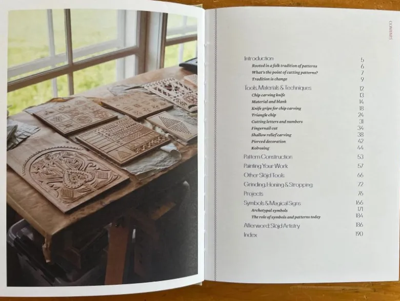 Karvsnitt: Carving, Pattern & Color in the Slojd Tradition