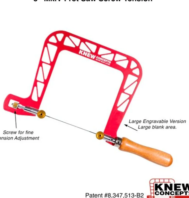 Knew Concepts 5'' Mk.V Fret Saw with Screw Tension