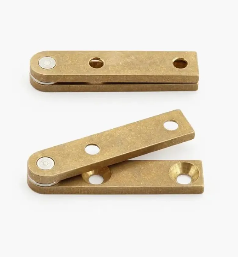 Lee Valley Brass Straight Knife Hinges