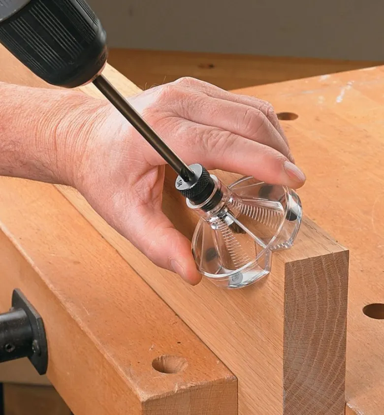 Lee Valley Drilling Jig with Metric Bushings