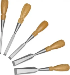 Lie-Nielsen Set of 5 Bevel Edge Chisels