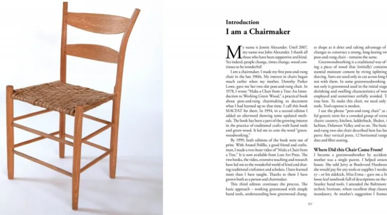 Make a Chair from a Tree: Third Edition
