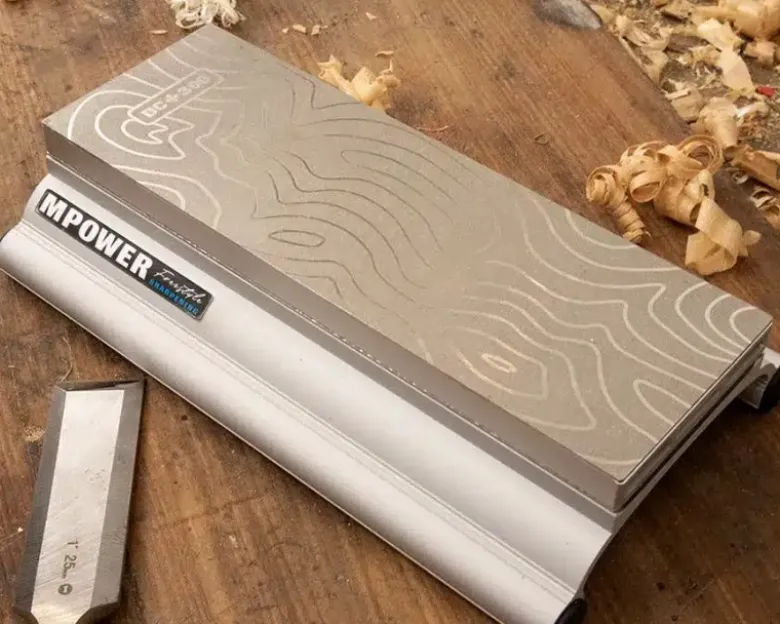 MPOWER Double Sided Diamond Sharpening Stones with Base