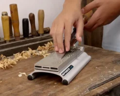 MPOWER Double Sided Diamond Sharpening Stones with Base