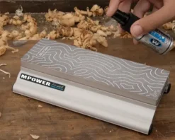MPOWER Double Sided Diamond Sharpening Stones with Base