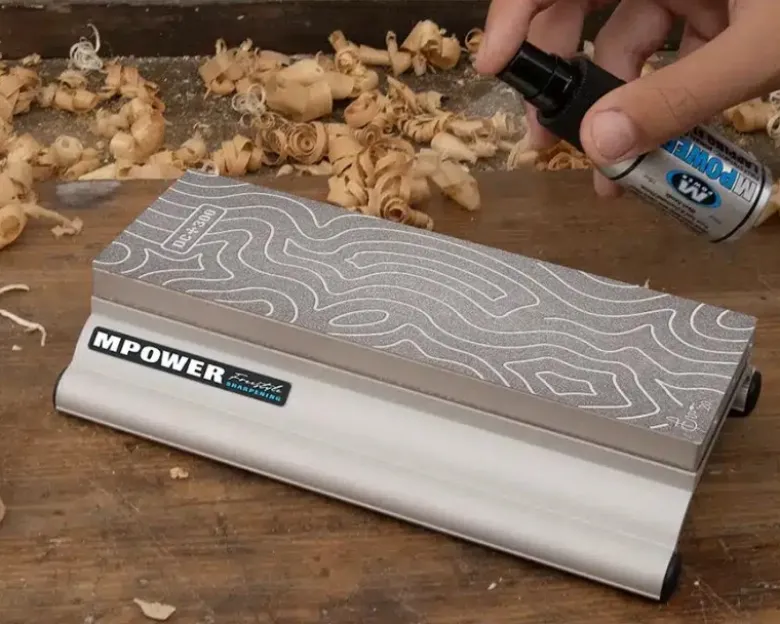 MPOWER Double Sided Diamond Sharpening Stones with Base