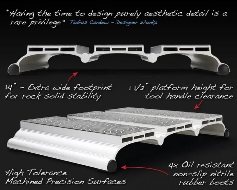 MPOWER Side by Side Diamond Sharpening Stone Set - Triple