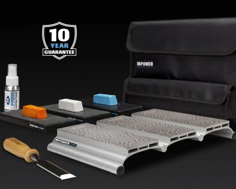 MPOWER Side by Side Diamond Sharpening Stone Set - Triple