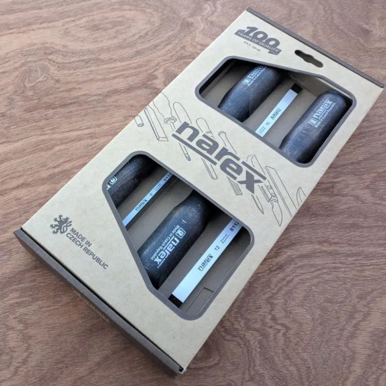 Narex Mortice Chisels - Set of 4