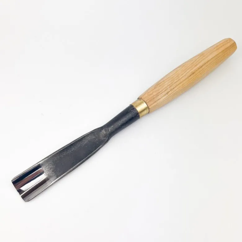 Oscar Rush Straight Gouge - tight sweep - 25mm