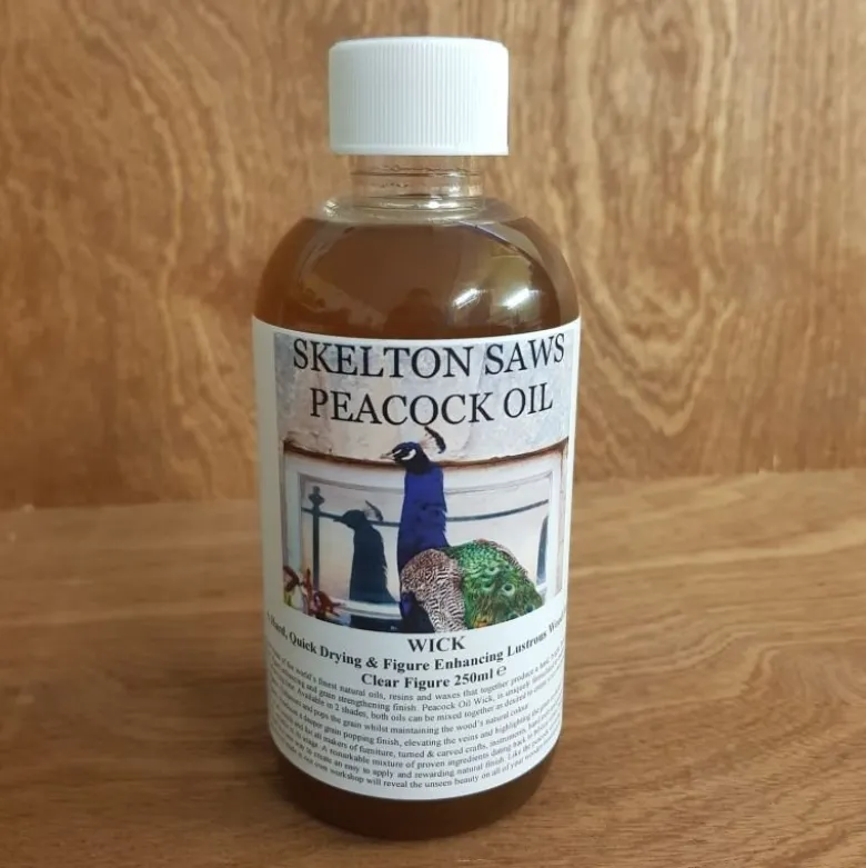 Peacock Oil - Wick - Clear Figure - 250ml