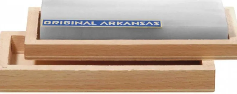 Pfeil Arkansas Stone in Wooden Box