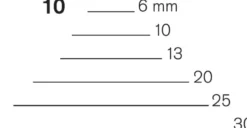 Pfeil Back Bent Gouges Series 10
