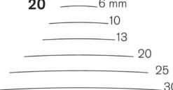 Pfeil Back Bent Gouges Series 20
