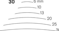 Pfeil Back Bent Gouges Series 30