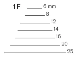 Pfeil Fishtail Chisel - Series 1F